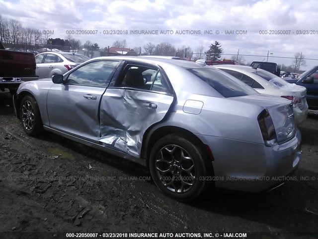 2C3CCAGG6FH810822 - 2015 CHRYSLER 300 S SILVER photo 3