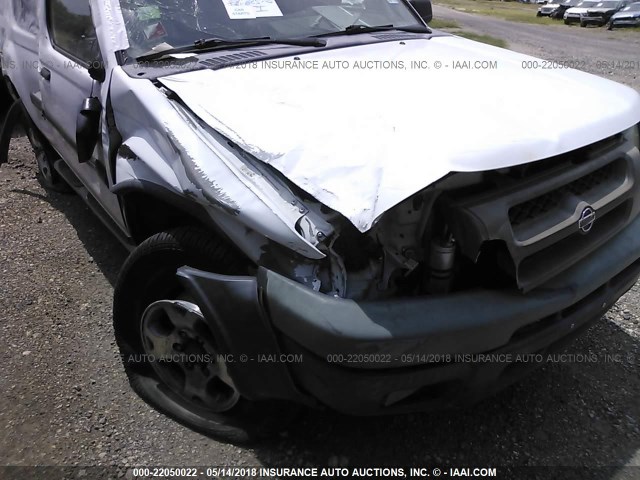 5N1ED28T11C541803 - 2001 NISSAN XTERRA XE/SE WHITE photo 6