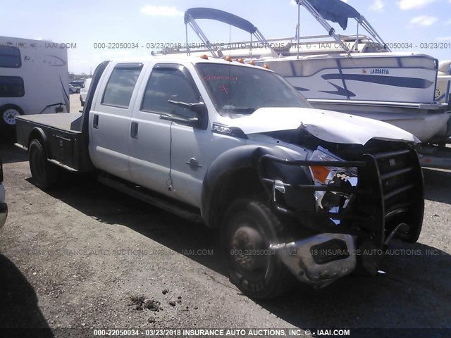 1FD0W4HT0DEA48414 - 2013 FORD F450 SUPER DUTY WHITE photo 1