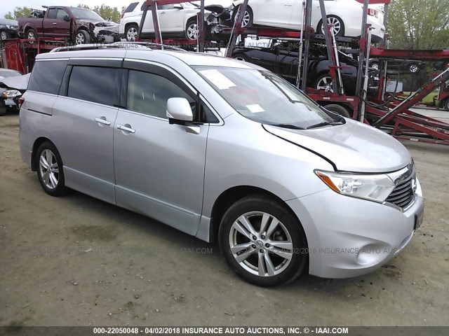 JN8AE2KP7D9063162 - 2013 NISSAN QUEST S/SV/SL/LE SILVER photo 1