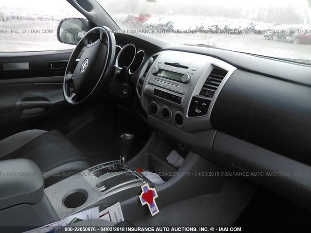 5TEUU42N57Z386513 - 2007 TOYOTA TACOMA ACCESS CAB Күміс фото 5