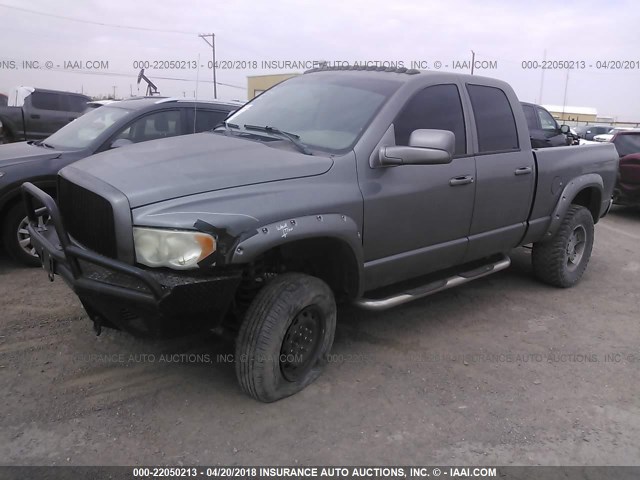 3D7KS28C15G739321 - 2005 DODGE RAM 2500 2500 ST/SLT SILVER photo 2