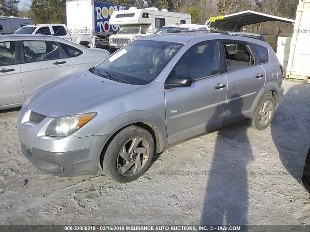 5Y2SL62863Z400571 - 2003 PONTIAC VIBE SILVER photo 2