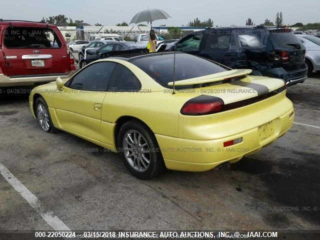 JB3AM64J3RY006325 - 1994 DODGE STEALTH R/T/SPORT YELLOW photo 3