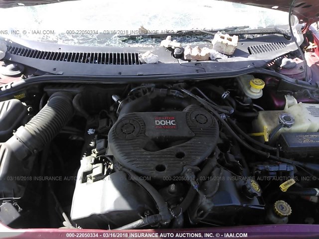 2C3HD46R8XH639855 - 1999 CHRYSLER CONCORDE LX MAROON photo 10