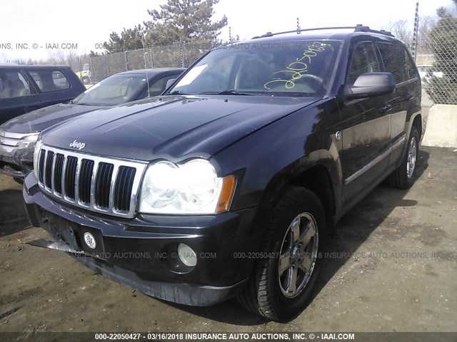 1J8HR58297C591121 - 2007 JEEP GRAND CHEROKEE LIMITED BLACK photo 2