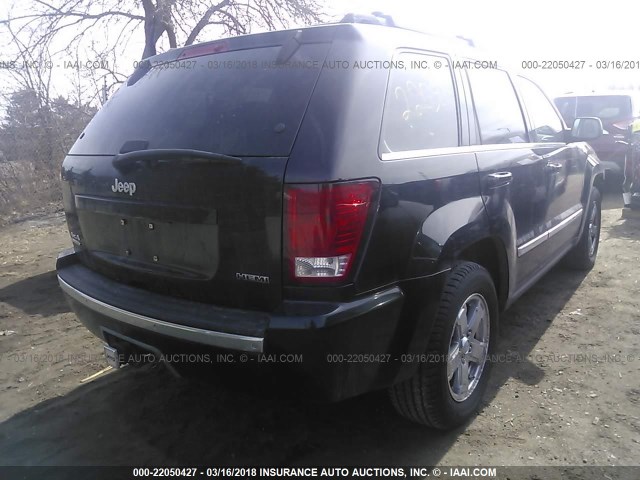 1J8HR58297C591121 - 2007 JEEP GRAND CHEROKEE LIMITED BLACK photo 4