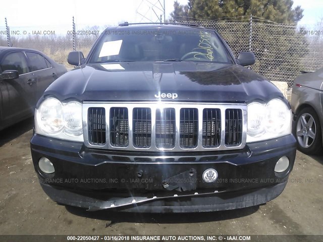 1J8HR58297C591121 - 2007 JEEP GRAND CHEROKEE LIMITED BLACK photo 6