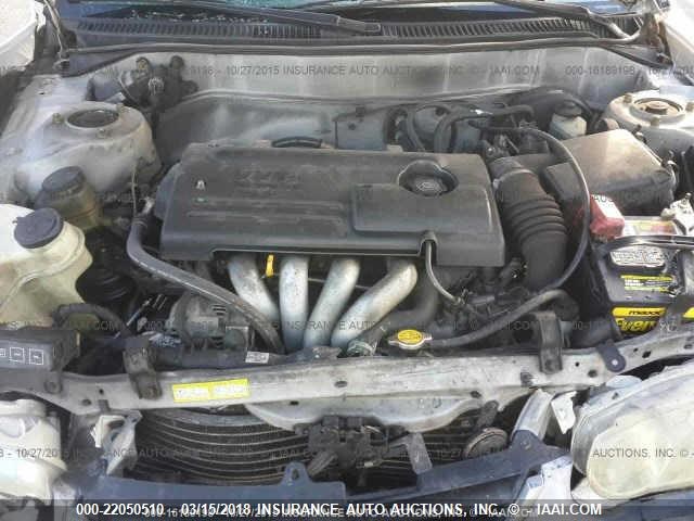 1NXBR12E62Z628522 - 2002 TOYOTA COROLLA CE/LE/S GRAY photo 10