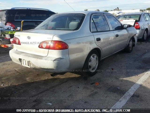 1NXBR12E62Z628522 - 2002 TOYOTA COROLLA CE/LE/S GRAY photo 4