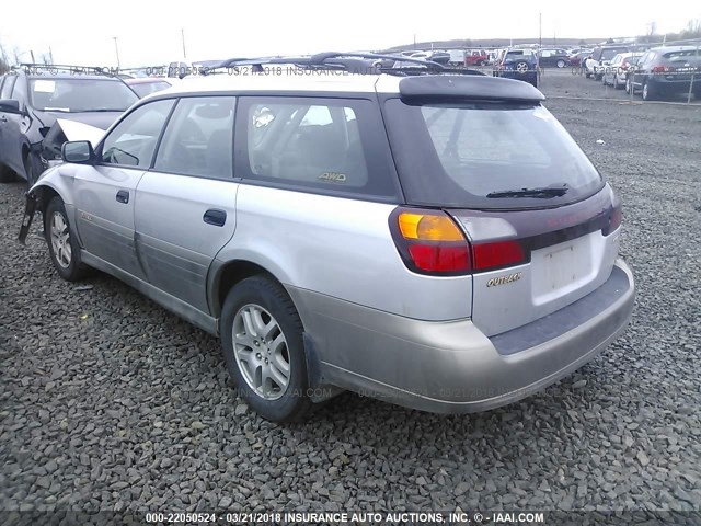 4S3BH675337654346 - 2003 SUBARU LEGACY OUTBACK AWP 灰色 照片 3