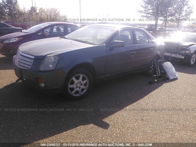 1G6DP577770163772 - 2007 CADILLAC CTS HI FEATURE V6 GRAY photo 2