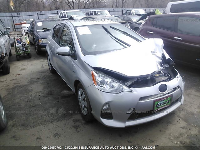 JTDKDTB32E1564806 - 2014 TOYOTA PRIUS C SILVER photo 1