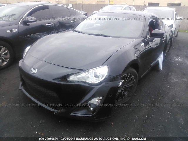 JF1ZNAA17E9710236 - 2014 TOYOTA SCION FR-S შავი ფოტო 2
