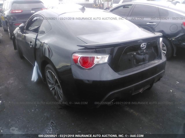 JF1ZNAA17E9710236 - 2014 TOYOTA SCION FR-S შავი ფოტო 3