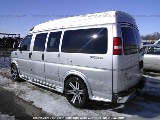 1GBSGDC42B1124816 - 2011 CHEVROLET EXPRESS G1500 3LT SILVER photo 3