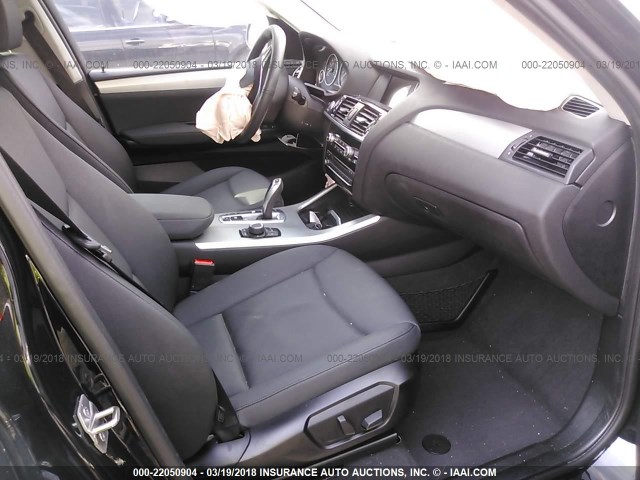 5UXWX9C57H0D99004 - 2017 BMW X3 XDRIVE28I BLACK photo 5