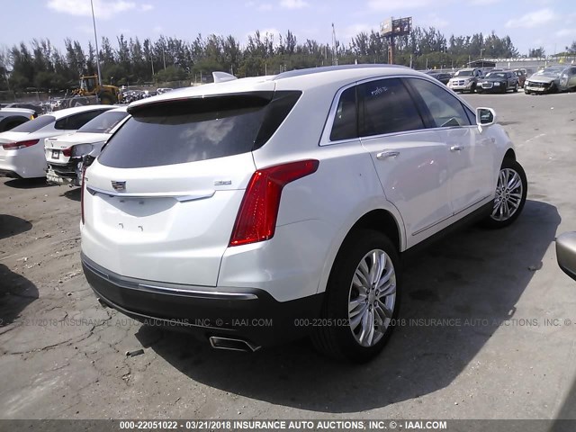 1GYKNERS0JZ133067 - 2018 CADILLAC XT5 PREMIUM LUXURY WHITE photo 4