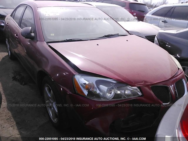 1G2ZG58N474129446 - 2007 PONTIAC G6 SE RED photo 1