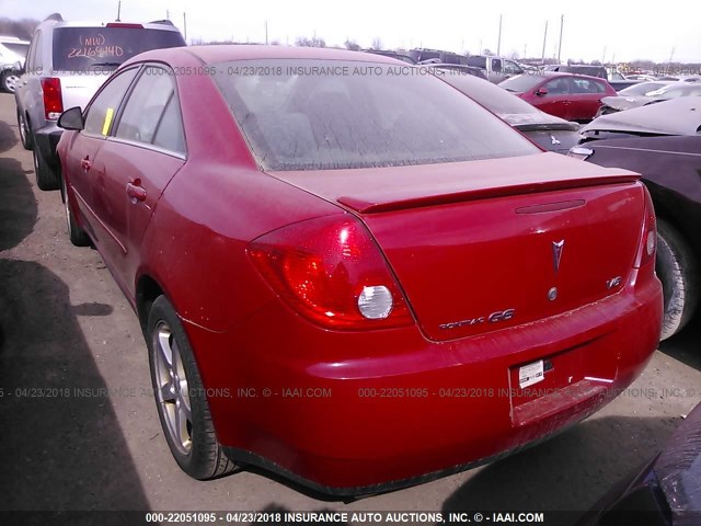 1G2ZG58N474129446 - 2007 PONTIAC G6 SE RED photo 3