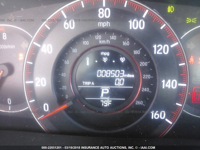 1HGCR2F55HA115721 - 2017 HONDA ACCORD SPORT მუქწითელი ფოტო 7