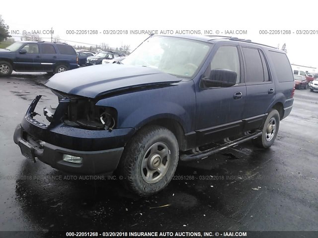 1FMPU16LX3LC15863 - 2003 FORD EXPEDITION XLT Mavi foto 2