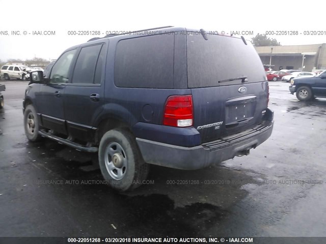 1FMPU16LX3LC15863 - 2003 FORD EXPEDITION XLT BLUE photo 3