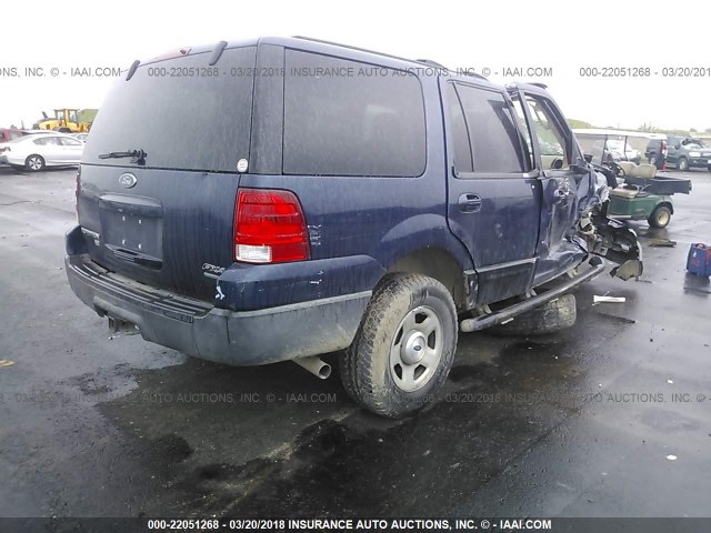 1FMPU16LX3LC15863 - 2003 FORD EXPEDITION XLT Mavi foto 4