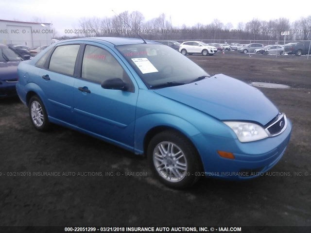1FAHP34N07W226929 - 2007 FORD FOCUS ZX4/S/SE/SES 蓝色 照片 1