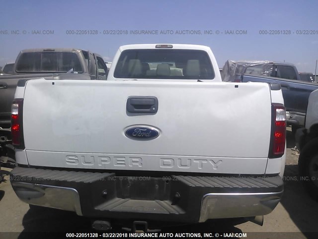 1FT8W3CT2CEB73048 - 2012 FORD F350 SUPER DUTY WHITE photo 8