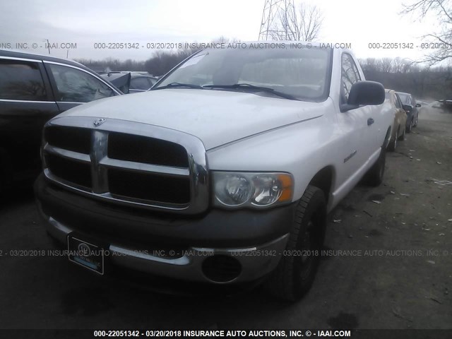 1D7HA16K24J239747 - 2004 DODGE RAM 1500 ST WHITE photo 2