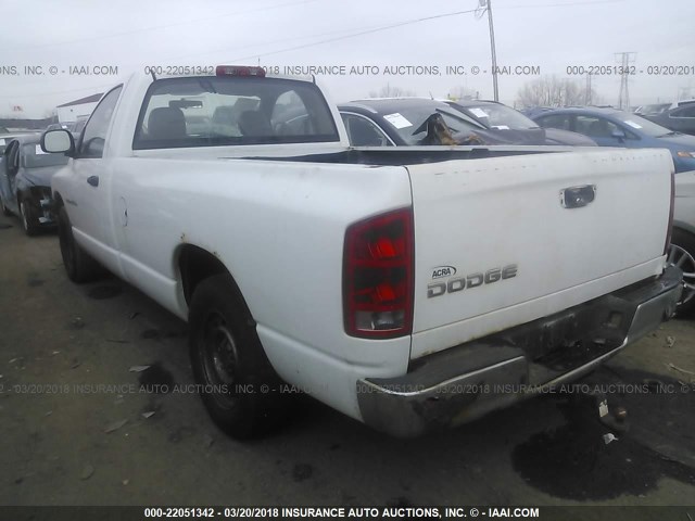 1D7HA16K24J239747 - 2004 DODGE RAM 1500 ST WHITE photo 3