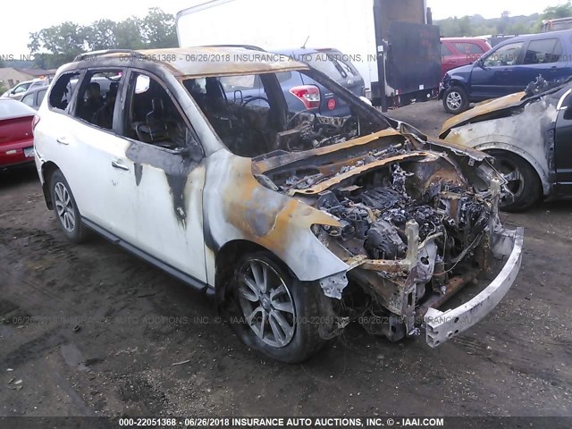 5N1AR2MN0EC698042 - 2014 NISSAN PATHFINDER S/SV/SL/PLATINUM 白色 照片 1