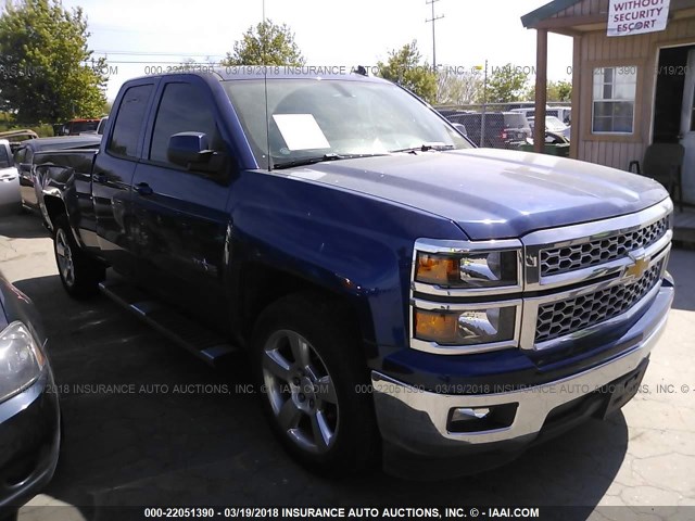 1GCRCREC6EZ257043 - 2014 CHEVROLET SILVERADO C1500 LT BLUE photo 1