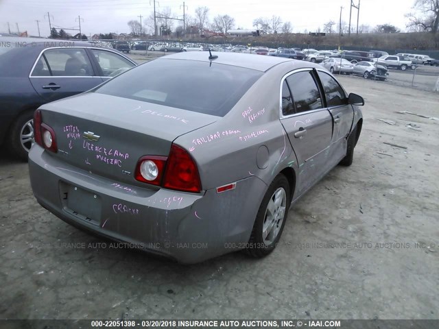 1G1ZG57B48F167423 - 2008 CHEVROLET MALIBU LS 棕色 照片 4