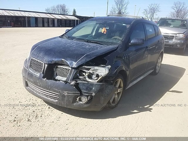 5Y2SM670X9Z477680 - 2009 PONTIAC VIBE BLUE photo 2