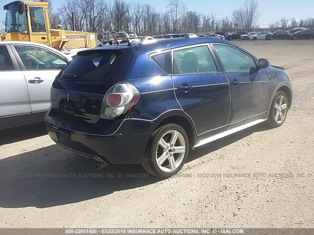 5Y2SM670X9Z477680 - 2009 PONTIAC VIBE BLUE photo 4