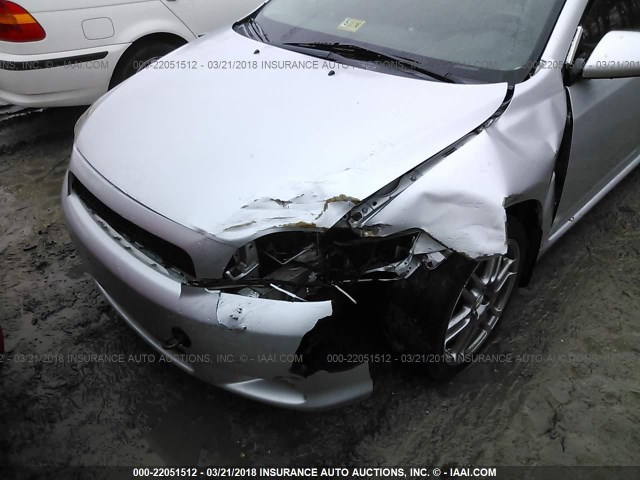 JTKDE3B71A0304026 - 2010 TOYOTA SCION TC 银色 照片 6