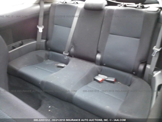 JTKDE3B71A0304026 - 2010 TOYOTA SCION TC 银色 照片 8