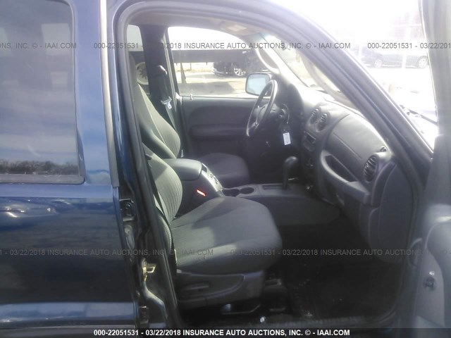 1J4GL48K34W152659 - 2004 JEEP LIBERTY SPORT Mavi foto 5