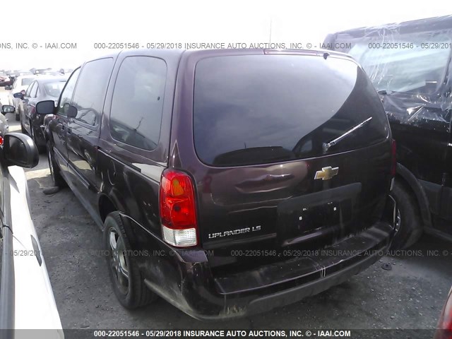 1GNDV23118D115723 - 2008 CHEVROLET UPLANDER LS Շագանակագույն լուսանկար 3