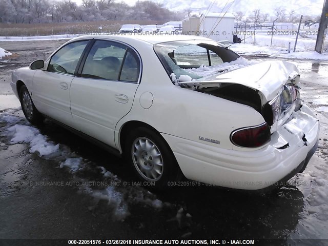 1G4HR54K02U272427 - 2002 BUICK LESABRE LIMITED WHITE photo 3