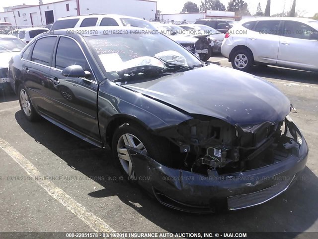 2G1WG5E3XD1126312 - 2013 CHEVROLET IMPALA LT GRAY photo 1