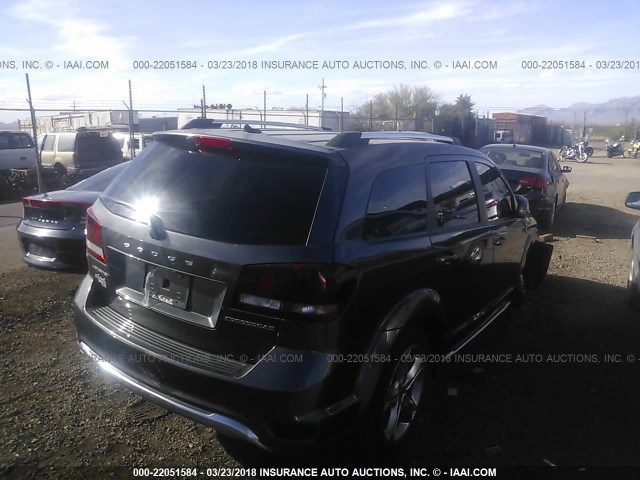 3C4PDCGB9HT543793 - 2017 DODGE JOURNEY CROSSROAD GRAY photo 4