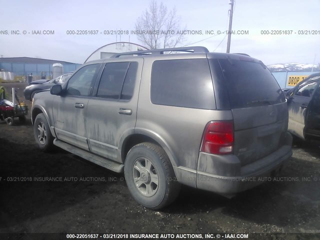 1FMDU75WX2UB28233 - 2002 FORD EXPLORER LIMITED ოქროსფერი ფოტო 3