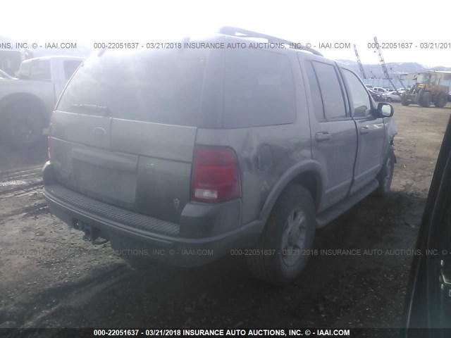 1FMDU75WX2UB28233 - 2002 FORD EXPLORER LIMITED ოქროსფერი ფოტო 4
