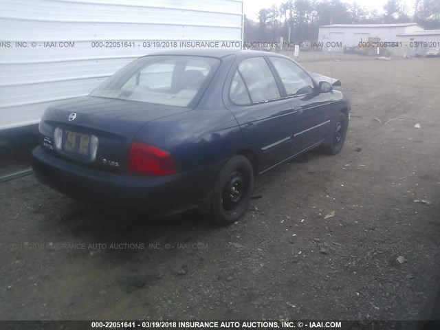 3N1CB51D35L450826 - 2005 NISSAN SENTRA 1.8/1.8S BLUE photo 4