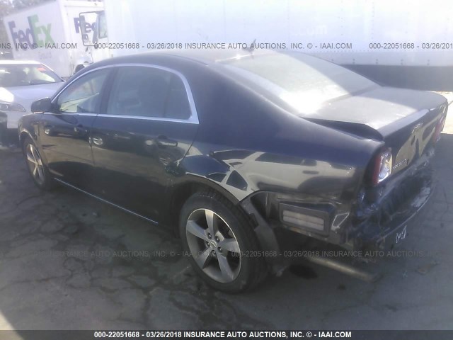1G1ZC5E16BF213072 - 2011 CHEVROLET MALIBU 1LT 黑色 照片 3