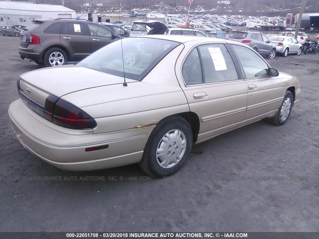 2G1WL52M9W9229508 - 1998 CHEVROLET LUMINA LS GOLD photo 4