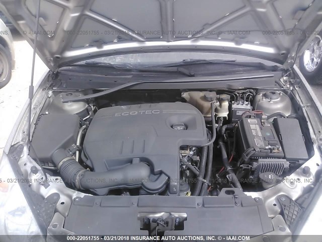 1G2ZF57BX84212066 - 2008 PONTIAC G6 VALUE LEADER/BASE SILVER photo 10